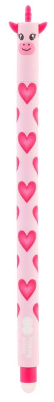 DŁUGOPIS WYMAZYWALNY USZAKI PINK UNICORN ART 0,5 NIEBIESKI HAPPY COLOR