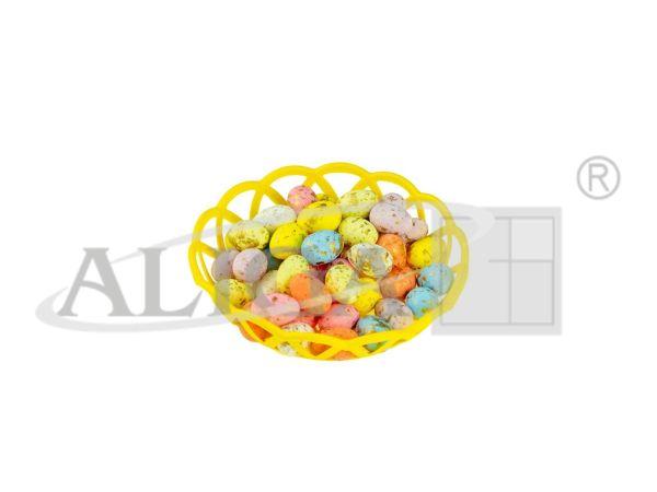 JAJKA STYROPIANOWE WPJ-7491 KOLOROWE POZŁACANE WYS.2,5CM.A46 WIELKANOC