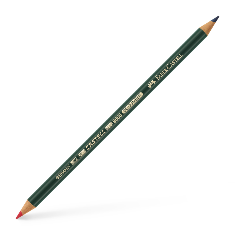 OŁÓWEK KOPIOWY 9608 CZERWONO/NIEBIESKI FABER