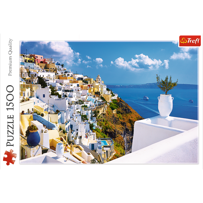 PUZZLE 1500 TREFL SANTORINI GRECJA