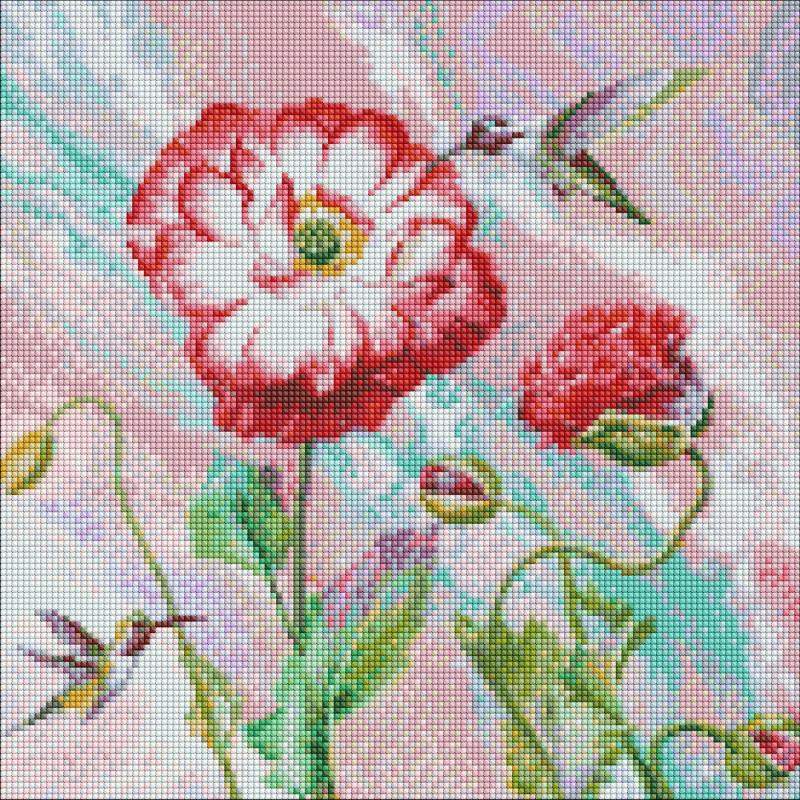 ZESTAW DO MOZAIKI DIAMENTOWEJ LEKKA ETIUDA IRA VOLKOVA 40X40CM