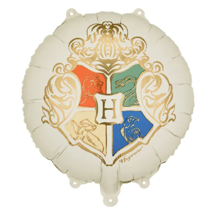 BALON FOLIOWY HARRY POTTER HERB HOGWARTU 35CM BEŻOWY
