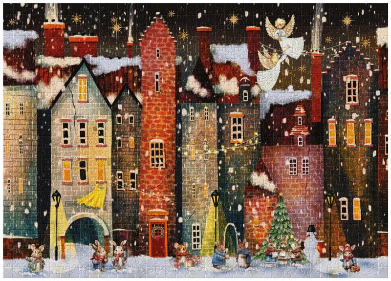 PUZZLE 1000 EL.BOX BN MAGICAL NIGHT #ŚWIĘTA