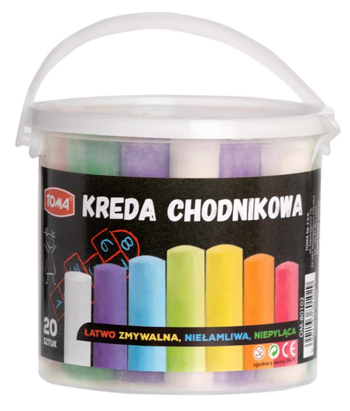 KREDA CHODNIKOWA KOLOROWA WIADERKO /20/