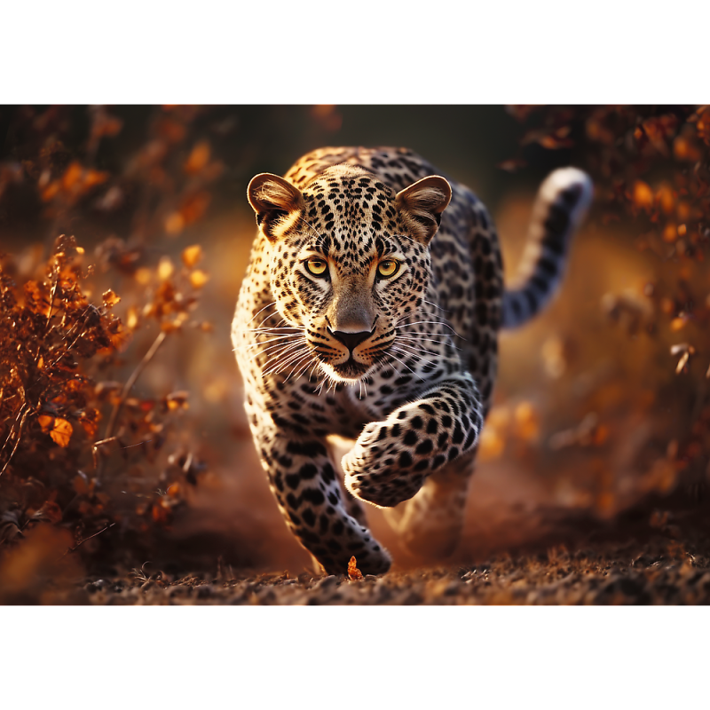 PUZZLE 1000 TREFL DZIKI LEOPARD