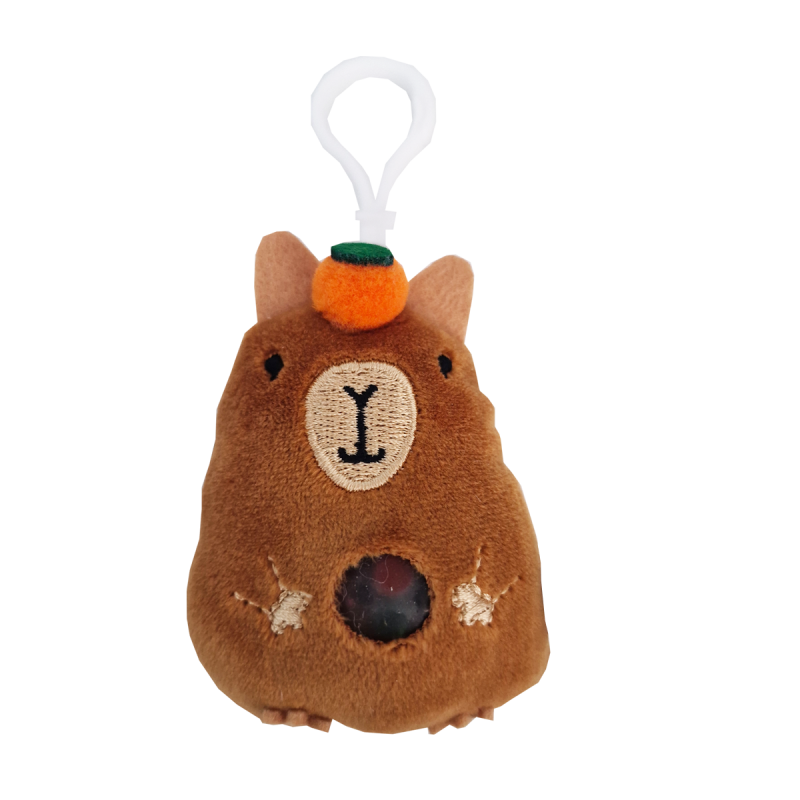 BRELOK KAPIBARA SQUISHY MIX WZORÓW