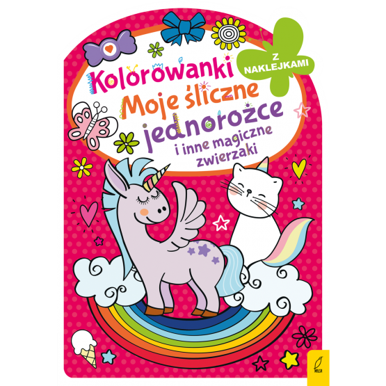 KSIĄŻECZKA KOLOROWANKA Z WYK. MOJE ŚLICZNE JEDNOROŻCE I INNE ZW.