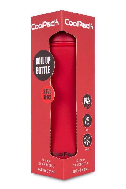 BIDON SILIKONOWY CP PUMP - 600 ml - RPET RED