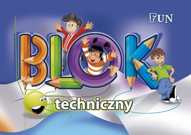 BLOK TECHNICZNY A4/10 FUN KRESKA