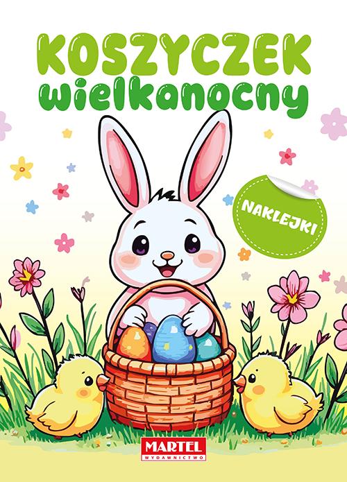 KSIĄŻECZKA KOSZYCZEK WIELKANOCNY Z NAKLEJKAMI
