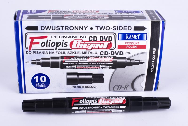 FOLIOPIS CD GIGANT DWUSTR CZARNY K-0223