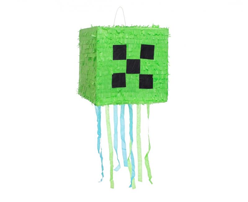 PINIATA ZIELONY PIKSEL MINECRAFT