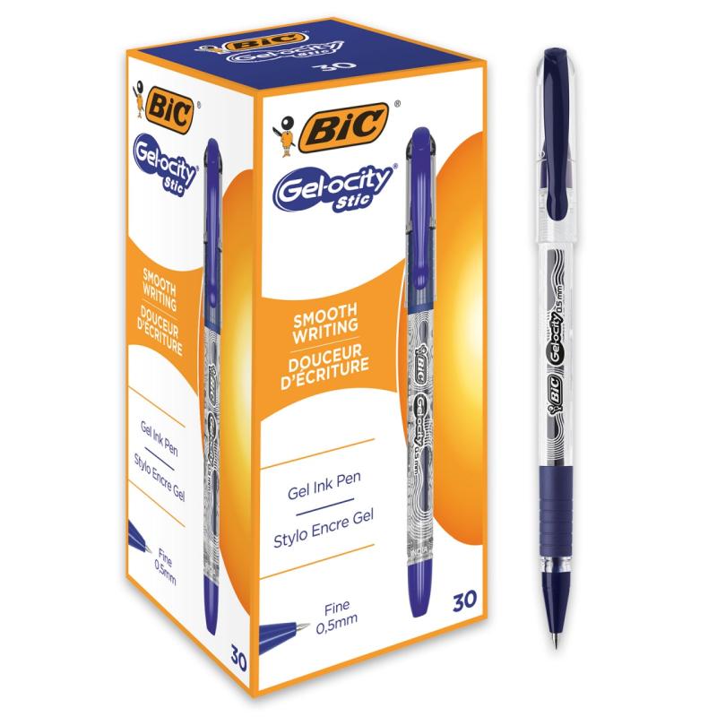 DŁUGOPIS BIC GELOCITY STIC 0.5 NIEBIESKI
