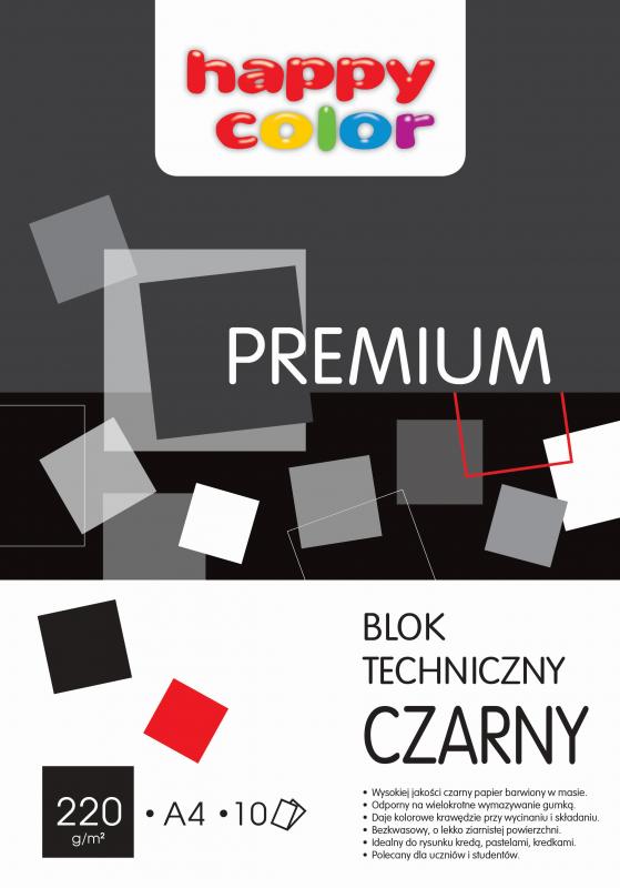 BLOK TECHNICZNY A3/10 220G PREMIUM CZARNY