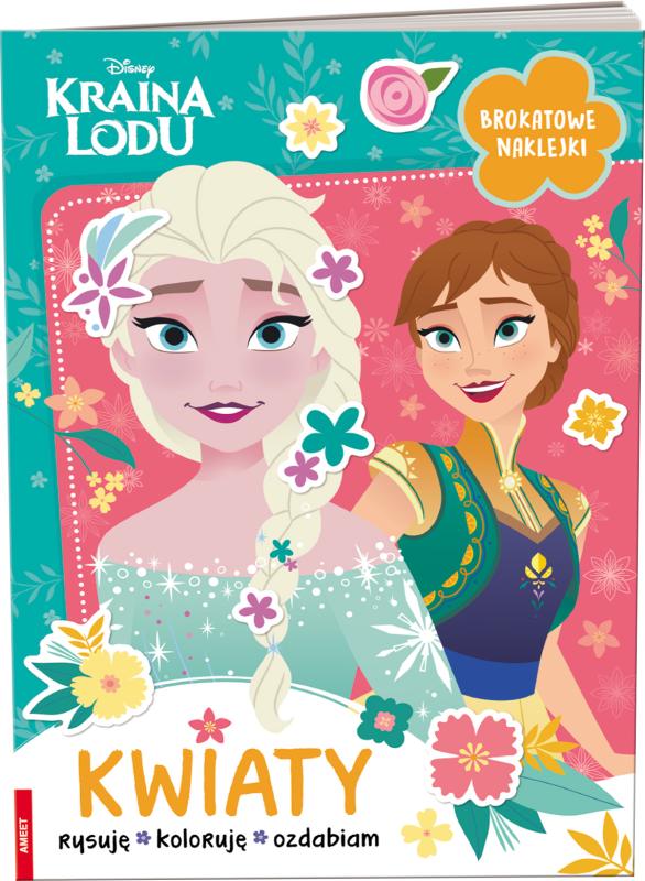 KSIĄŻECZKA DISNEY KRAINA LODU. KWIATY
