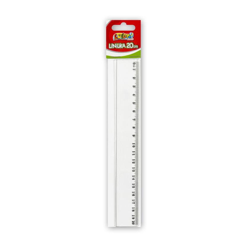 LINIJKA 20 CM KOLORI PENMATE TOP100