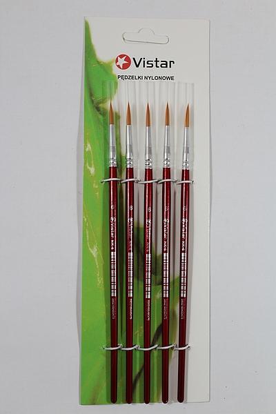 PĘDZELKI NYLONOWE 5 SZT/ NR-6
