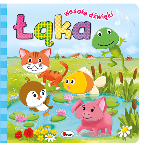 KSIĄŻECZKA WESOŁE DŹWIĘKI ŁĄKA