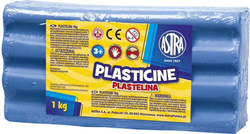 PLASTELINA 1KG ASTRA NIEBIESKA