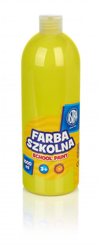 FARBA SZKOLNA ASTRA 1000ML CYTRYNOWA