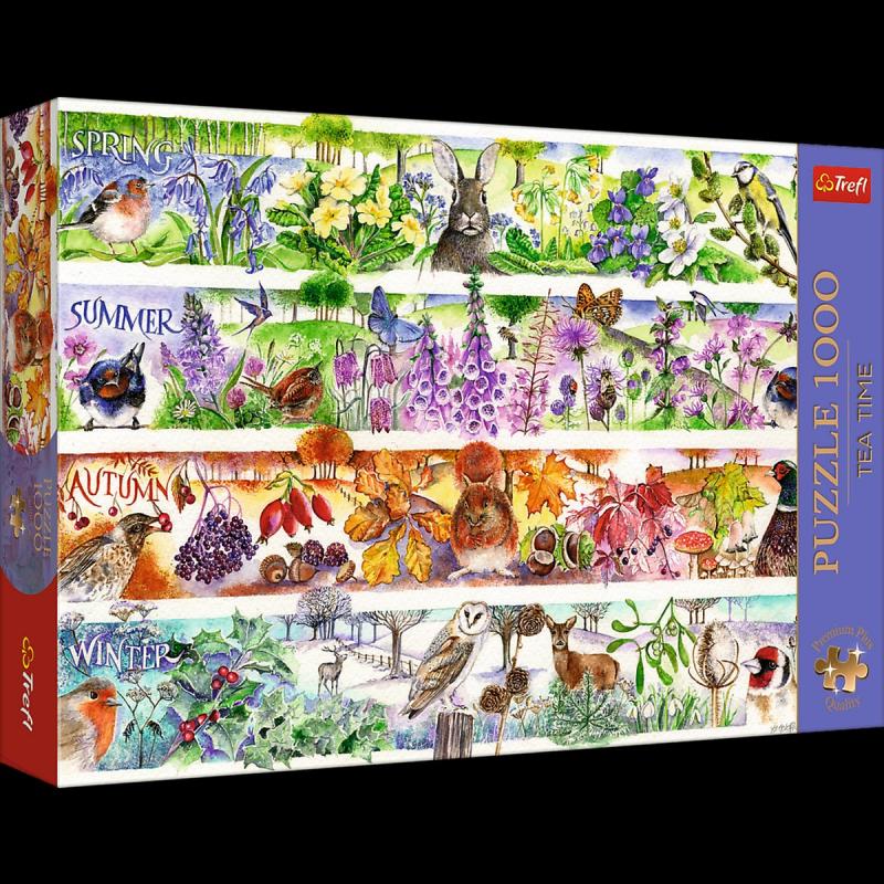 PUZZLE 1000 TREFL TEA TIME CZTERY PORY ROKU PREMIUM PLUS