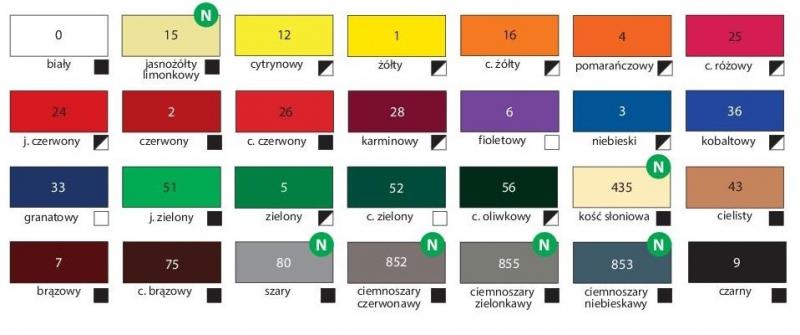 FARBA AKRYLOWA 75ML GDD CIEMNOSZARA ZIELONKAWA