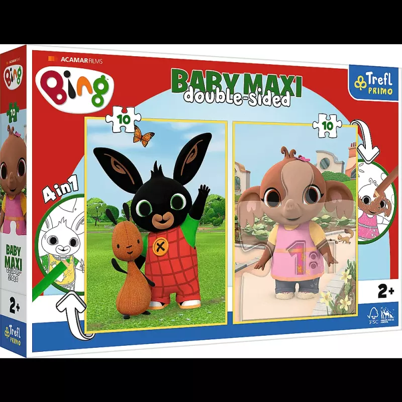 PUZZLE BABY MAXI 2X10 KRÓLIK BING