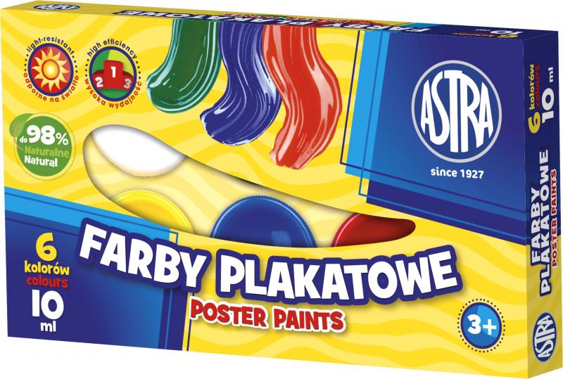 FARBY PLAKATOWE 6/10ML ASTRA