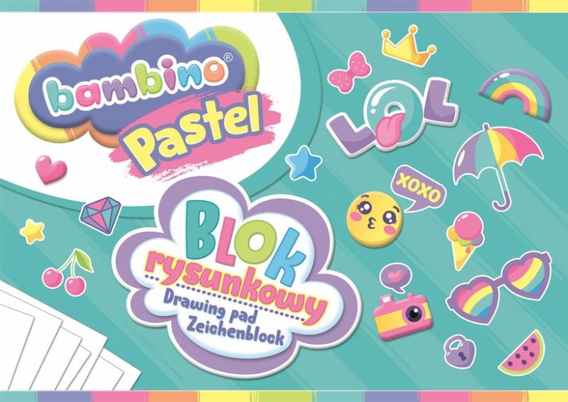 BLOK RYSUNKOWY A4/20 BAMBINO PASTEL