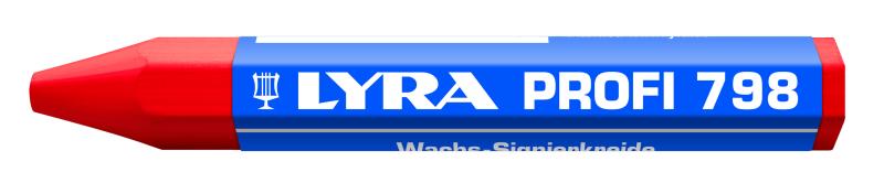 KREDKA WOSKOWA PROFI 798 LYRA CZERWONA