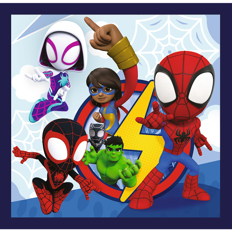 PUZZLE 3W1 TREFL PRZYGODY SPIDEYA I PRZYJACIÓŁ