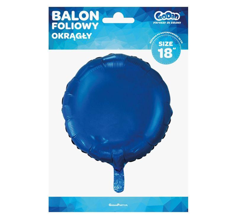 BALON FOLIOWY OKRĄGŁY GRANAT 18'