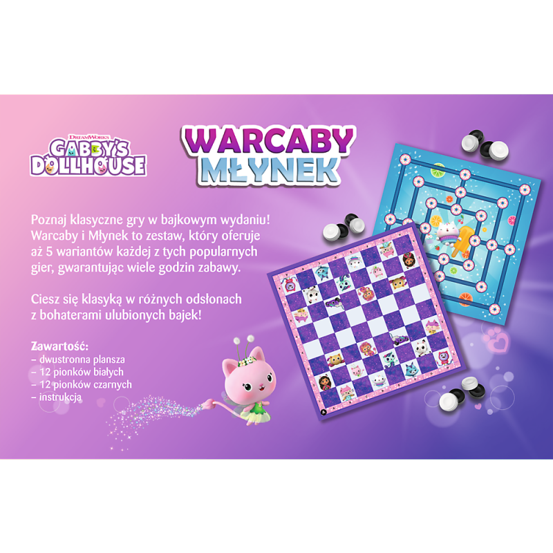 GRA TREFL WARCABY I MŁYNEK GABBYS DOLLHOUSE