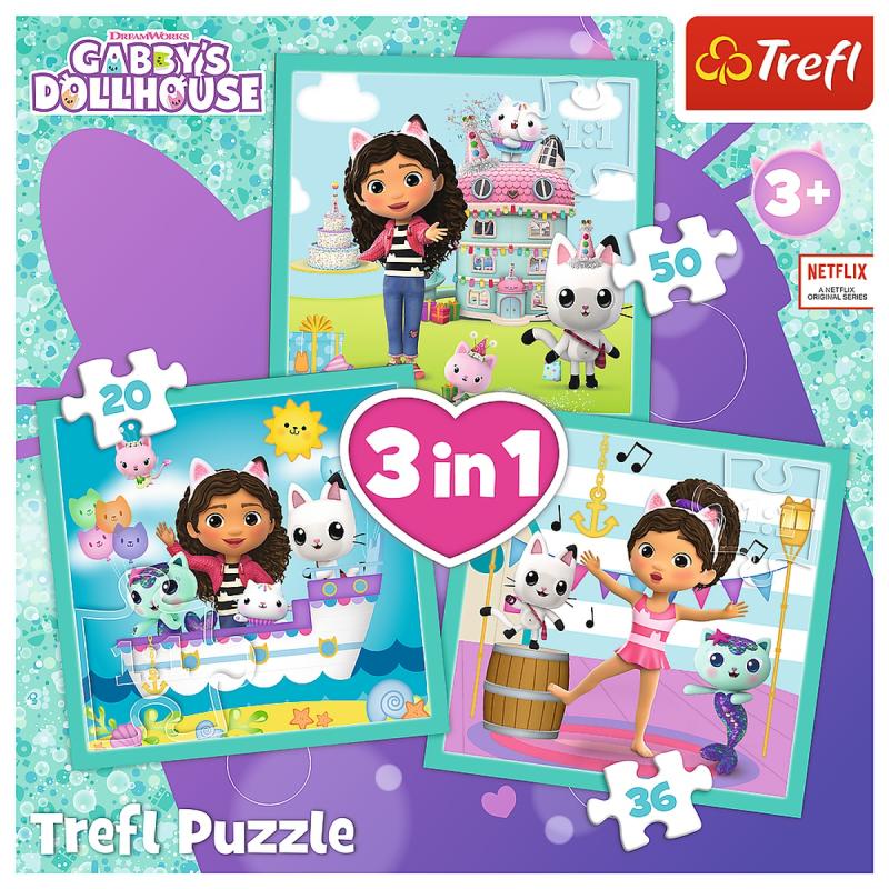 PUZZLE 3W1 TREFL AKTYWNOŚĆ GABBI
