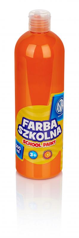 FARBA SZKOLNA ASTRA 500ML POMARAŃCZOWA