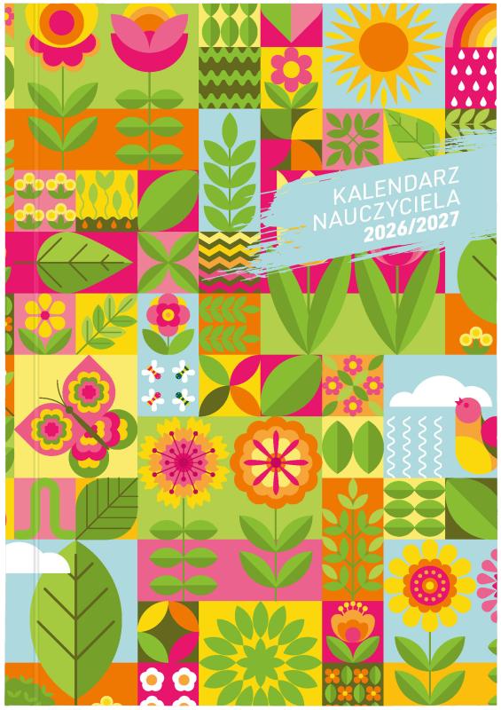 KALENDARZ NAUCZYCIELA B5 TYGODNIOWY B5TN050B PCV BEZBARWNY 26/27 MIX