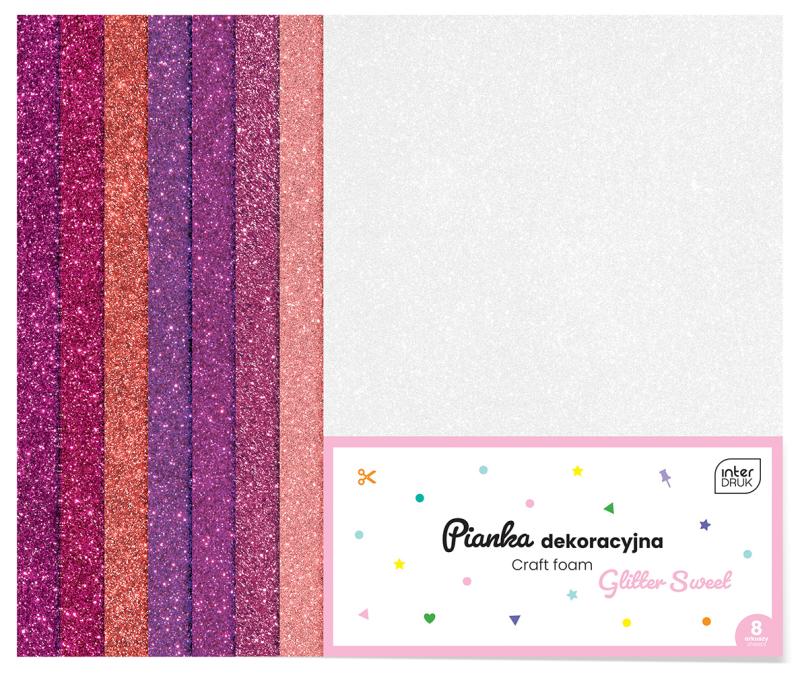 PIANKA DEKORACYJNA A/8 GLITTER SWEE
