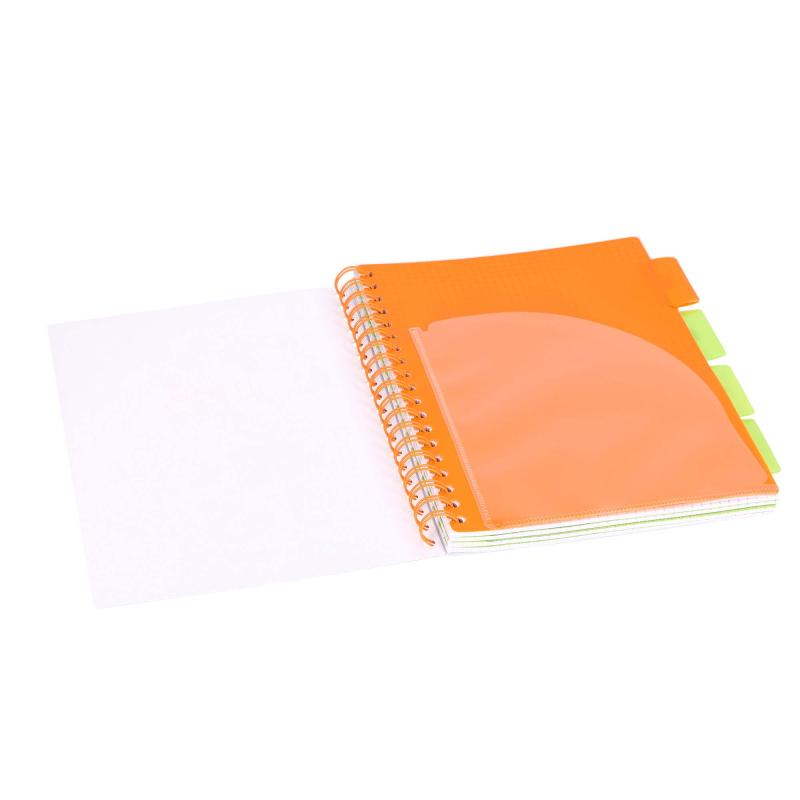 KOŁOZESZYT B5/100# NEON GRANATOWY 80G STRIGO