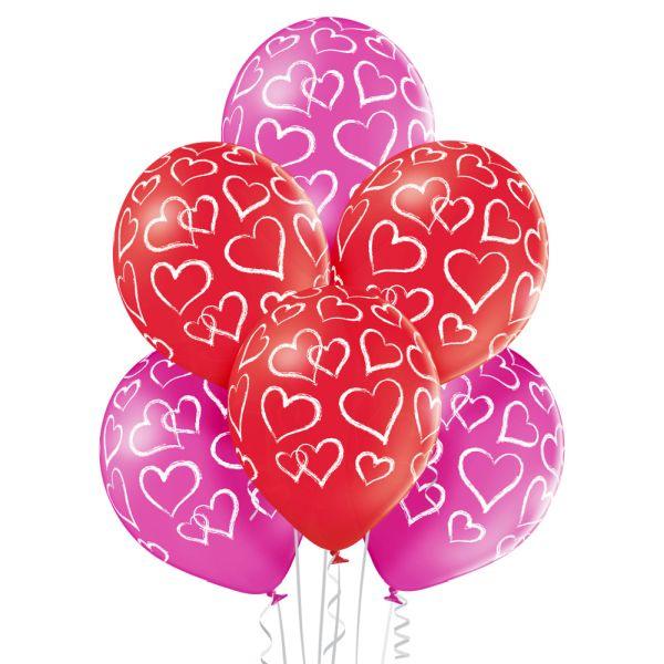 BALONY BN06-280 HEARTS A'6 WALENTYNKI