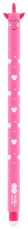 DŁUGOPIS WYMAZYWALNY USZAKI PINK UNICORN 0.5MM NIEBIESKI A/40 GDD