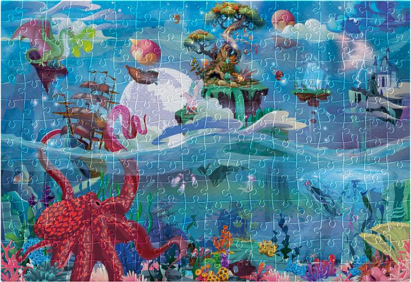 PUZZLE 500 METALLIC FANTASY WONDERLAND
