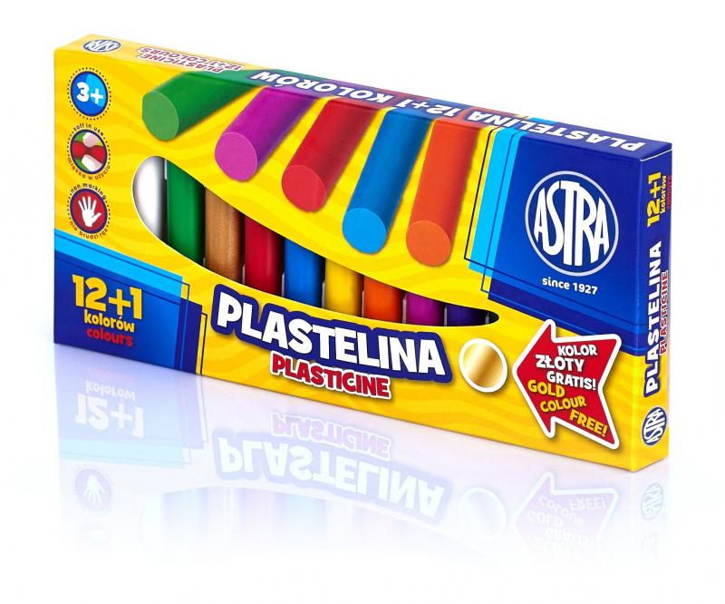 PLASTELINA 12+1 ASTRA