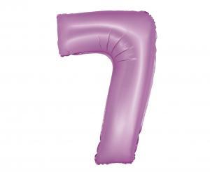 BALON FOLIOWY SMART CYFRA 7 LAWENDA MAT 76CM