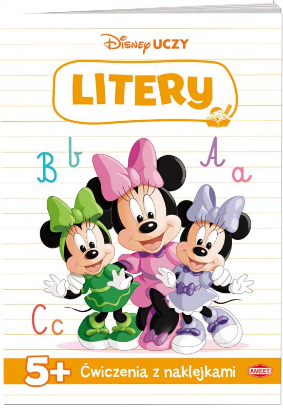 KSIĄŻECZKA DISNEY UCZY MINNIE. ĆWICZENIA Z NAK LITERY BANER