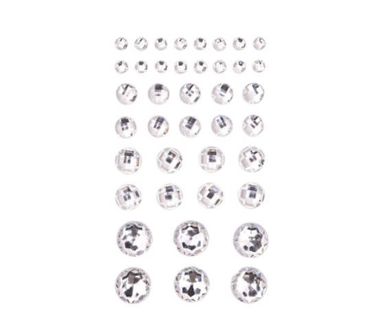 KRYSZTAŁKI SAMOPRZYLEPNE 40SZT CRYSTAL