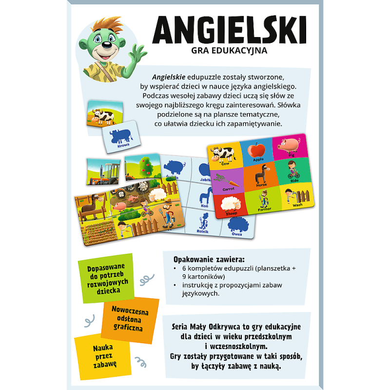 GRA TREFL ANGIELSKI MAŁY ODKRYWCA