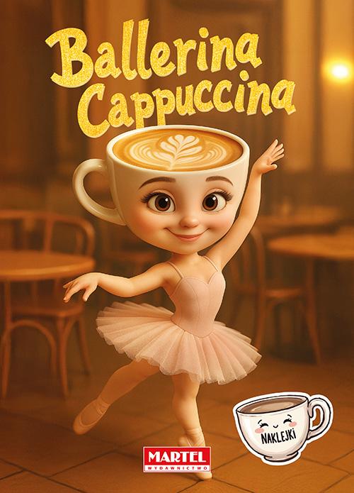 KSIĄŻECZKA BALLERINA CAPPUCCINA Z NAKLEJKAMI