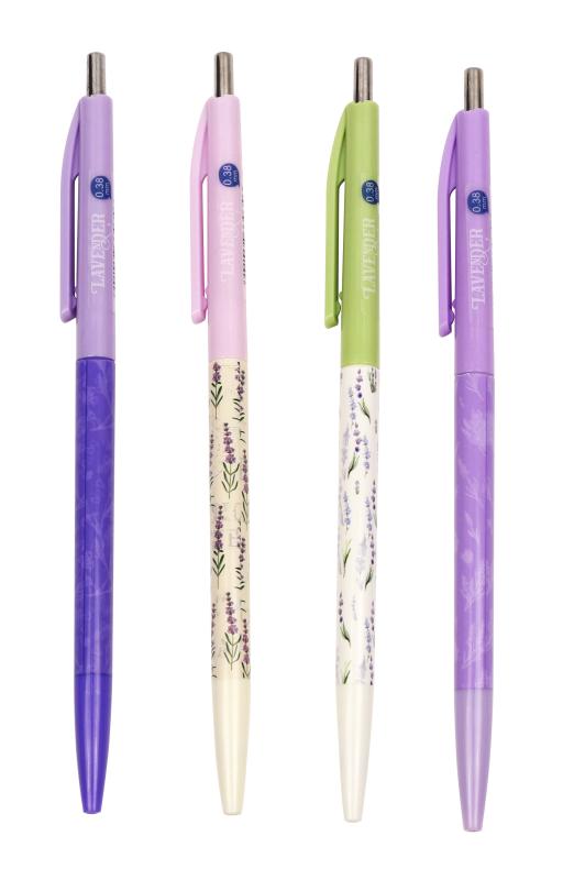DŁUGOPIS PSTRYKANY LAVENDER NIEBIESKI MIX 0,38MM MG