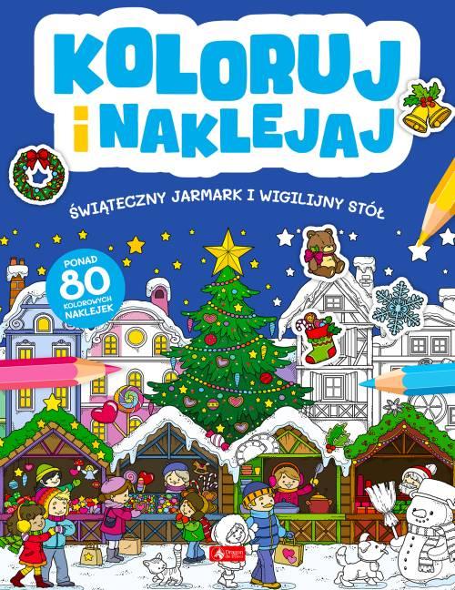KSIĄŻECZKA KOLORUJ I NAKLEJAJ JARMARK I WIGILIJNY STÓŁ #ŚWIĘTA