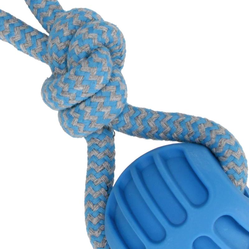 ZABAWKA DLA PSA SZARPAK PIŁKA NIEBIESKA 20CM TRIK